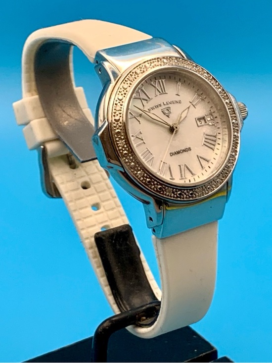 SWISS LEGEND SOUTH BEACH Women’s Diamond Swiss Quartz Watch MOP Working New Batt main image 15